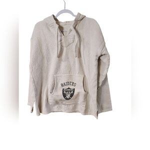 Raiders Vintage 90s Pancho/pullover Women Large